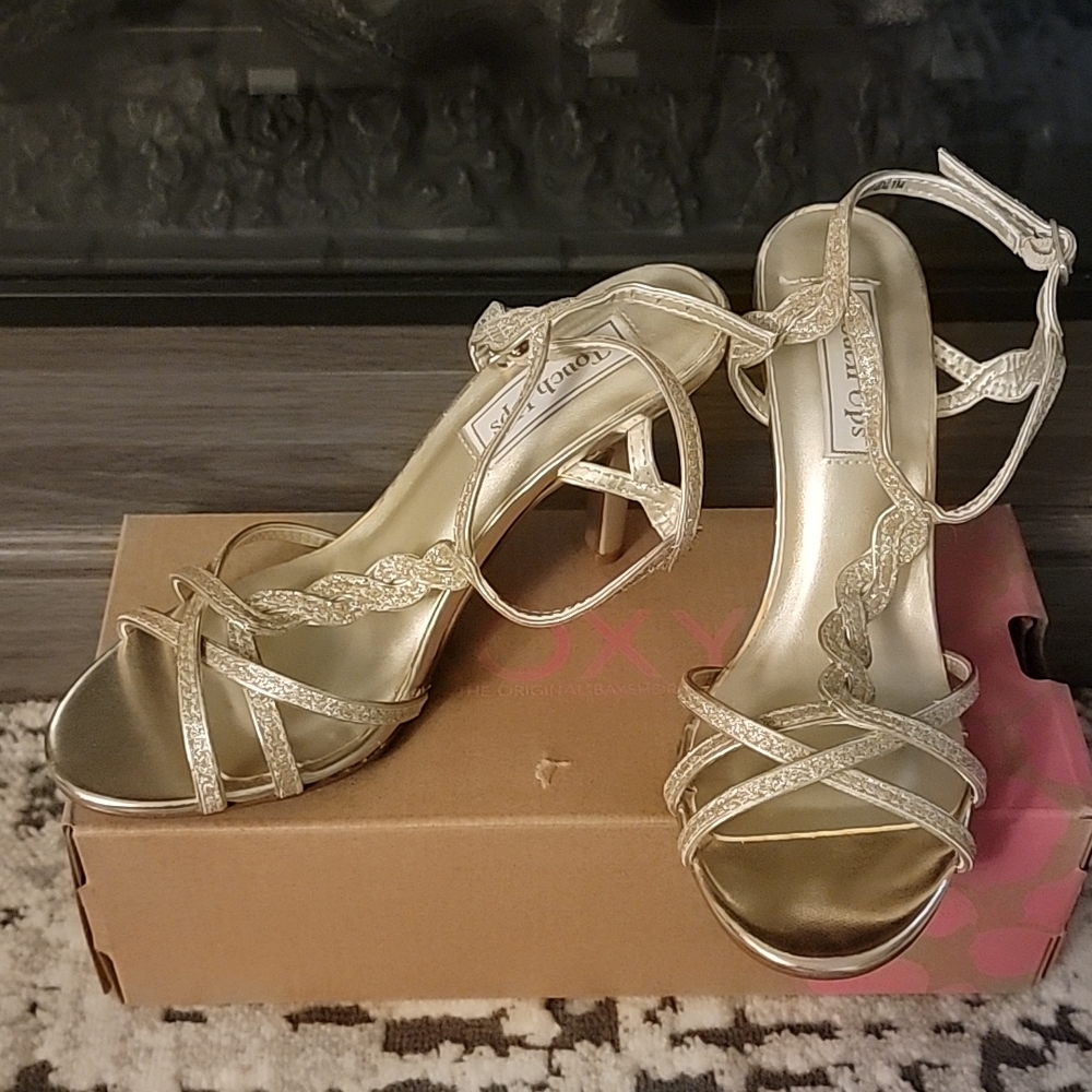 Gold heels